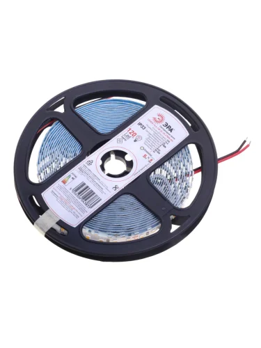 Лента светодиодная гибкая 14.4W 5м IP33 24V теплый белый ЭРА ЭРА ls2835-14 4-120-24-33-2700к