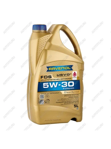 Масло моторное FDS 5W30 синт.5л RAVENOL RAVENOL 4014835851740