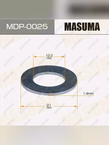 Кольцо уплотнительное TOYOTA пробки сливной MASUMA MASUMA mdp0025