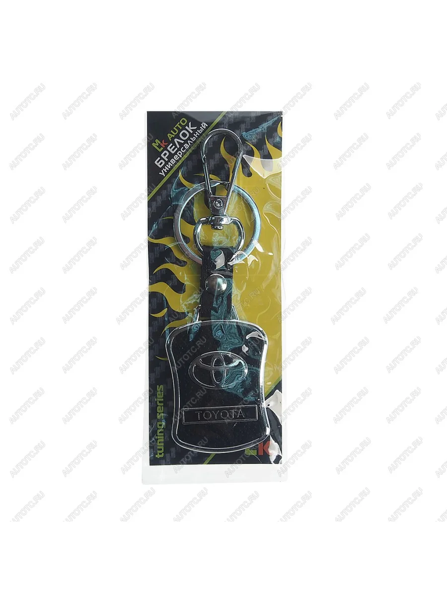 Брелок TOYOTA черный, металл, кожа MASHINOKOM MASHINOKOM bmk 018  в Самаре Самарской области