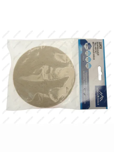 Круг полировочный 125мм войлок самоклеящийся VERTEXTOOLS VERTEXTOOLS 0089