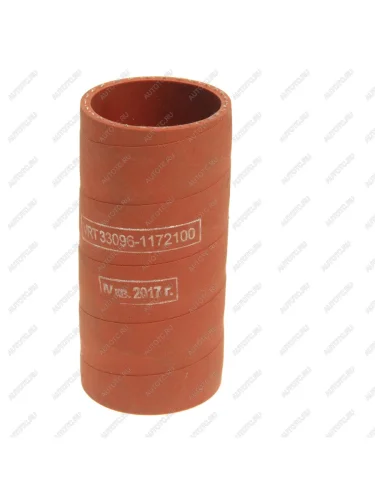 Патрубок ГАЗ-33096 интеркулера дв.CUMMINS ISF 3.8 (L=160мм,d=70) (ОАО ГАЗ) GAZ 33096-1172100