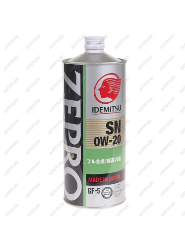 Масло моторное ZEPRO ECO MEDALIST 0W20 синт.1л IDEMITSU IDEMITSU 4250-001