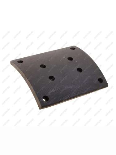 Накладка тормозной колодки SHACMAN SHAANXI F3000 задней (1шт.) NO NAME dz9112340062