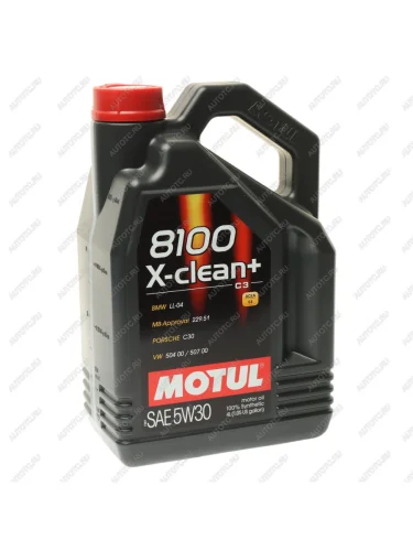 Масло моторное 8100 X-CLEAN+ 5W30 синт.4л MOTUL MOTUL 111859