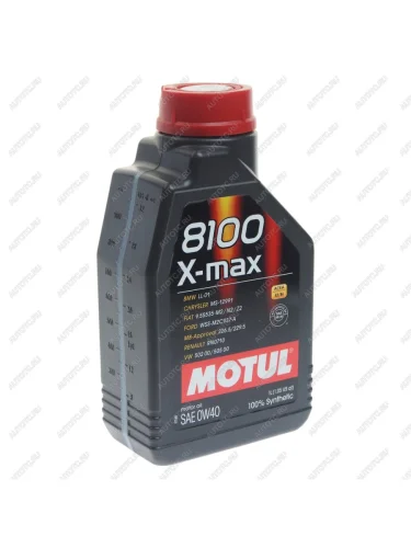 Масло моторное 8100 X-MAX LL-01синт.1л 0W40 MOTUL MOTUL 112707
