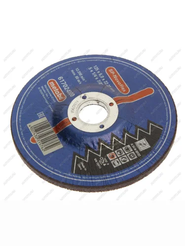 Круг шлифовальный 125х6.0х22мм METABO METABO 617024000