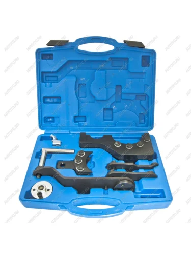 Набор фиксаторов для двигателей (VW 2.54.9 D) 7 предметов в кейсе ЭВРИКА ЭВРИКА er-86913