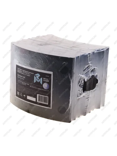 Накладка тормозной колодки JAC N120 (20-) КАМАЗ Компас-12 передние сверл.к-т 8шт.с заклеп.MEGAPOWER MEGAPOWER 350-33-172