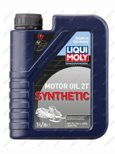 Масло моторное для 2-х тактных двигателей SNOWMOBIL MOTOROIL 2T синт.1л LIQUI MOLY LIQUI MOLY 2382