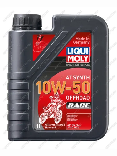 Масло моторное для 4-х тактных двигателей OFFROAD RACE SYNTH 4T 10W50 синт.1л LIQUI MOLY LIQUI MOLY 3051