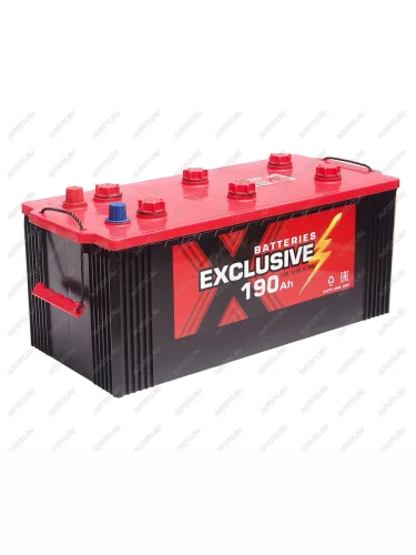 Аккумулятор EXCLUSIVE Euro 190Ач обратная полярность EXCLUSIVE 6ст190(3)