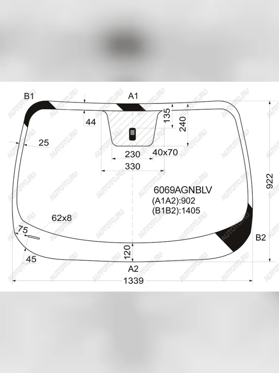 Стекло лобовое FUYAO Nissan Juke 1 YF15 дорестайлинг (2010-2014) (зеленое)  в Самаре Самарской области