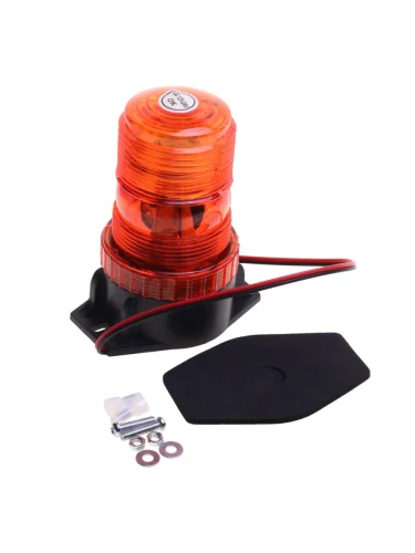 Маяк проблесковый 12-24V светодиодный стационарный, на магните оранжевый TORINO TORINO jsd-006
