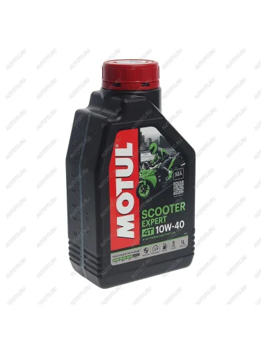 Масло моторное для 4-х тактных двигателей SCOOTER EXPERT 4T 10W40 псинт.1л MOTUL MOTUL 112752