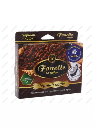 Ароматизатор под сиденье пенный (кофе черный) 200г FOUETTE FOUETTE f-24