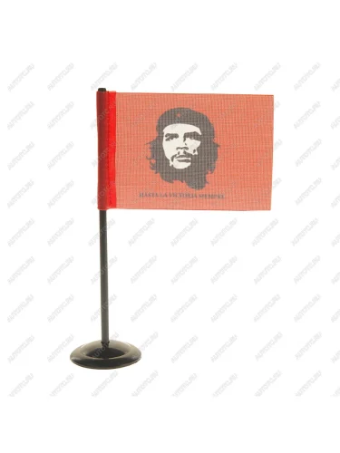 Флажок с подставкой 4х7см Че Гевара NO NAME чг1