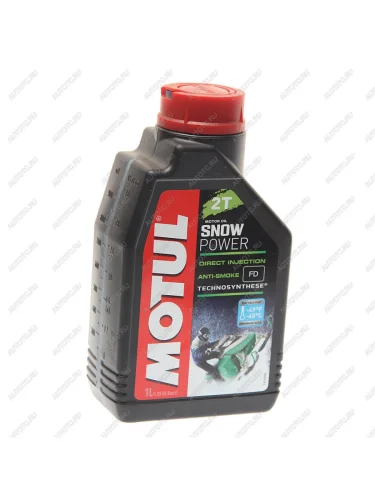 Масло моторное для 2-х тактных двигателей SNOWPOWER ESTER 2T синт.1л MOTUL MOTUL 105887