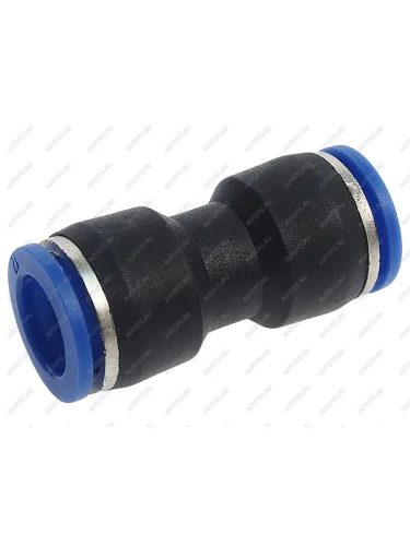 Соединитель трубки ПВХ,полиамид d=12мм прямой TOPCOVER TOPCOVER t1059-9006