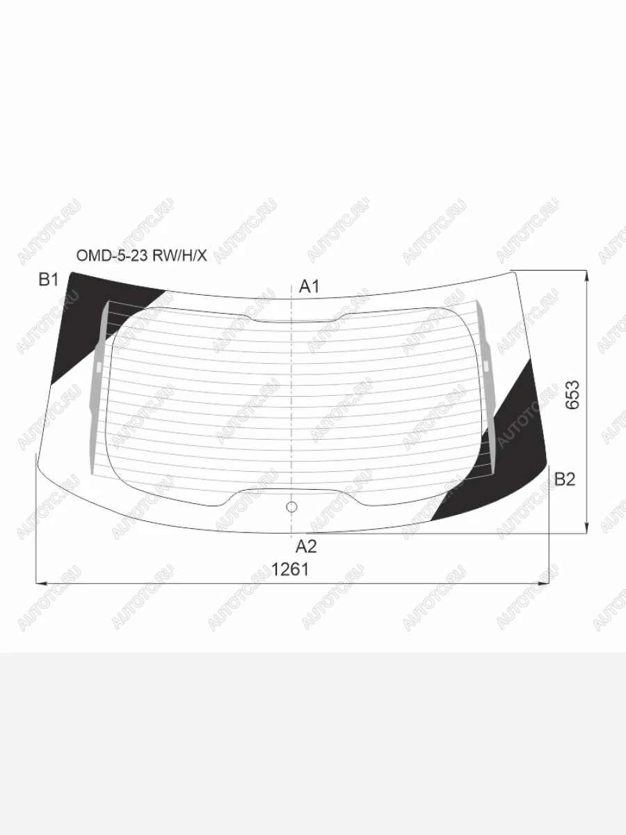 Стекло заднее (Цвет зеленый Обогрев) OMODA C5 22- XYG OMD-5-23 RW/H/X  в Воронеже Воронежской области