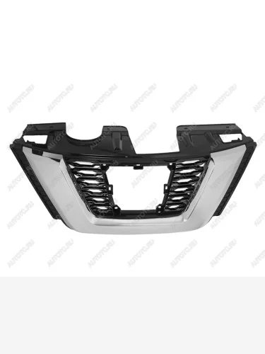 Решетка радиатора NISSAN X-TRAIL 17-22 под камеру SAT ST-17-0111, st170111 SAT ST-17-0111