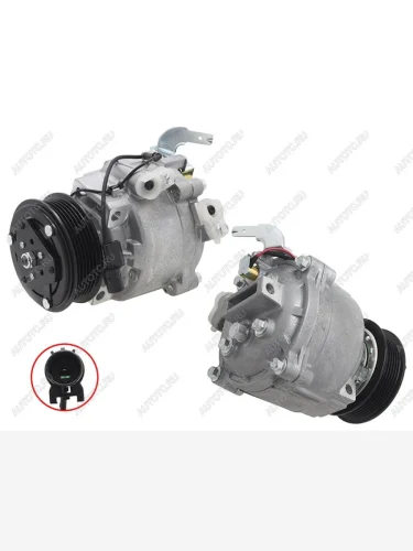Компрессор кондиционера Mitsubishi ASX 10- / Lancer 07-17 / Outlander 05- / Peugeot 4007 07-14 / 400 SAT ST-245-0012, st2450012 SAT ST-245-0012