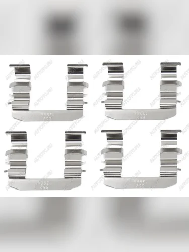 Комплект монтажный тормозных колодок FR HYUNDAI TUCSUNSONATAI40KIA SPORTAGESOUL SAT ST-349-0076