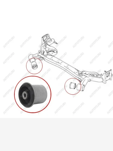 Сайлентблок Suzuki SX4 06-16 (Справа=Слева) SAT ST-46221-80J00