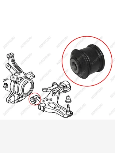 Сайлентблок Honda Airwave 05-10  Partner 06-10 SAT ST-51360-SLA-033B