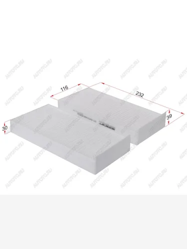 Фильтр салона BMW X1 F48 16-X2 18-2-SERIES F22 16- комплект SAT ST-64316835404