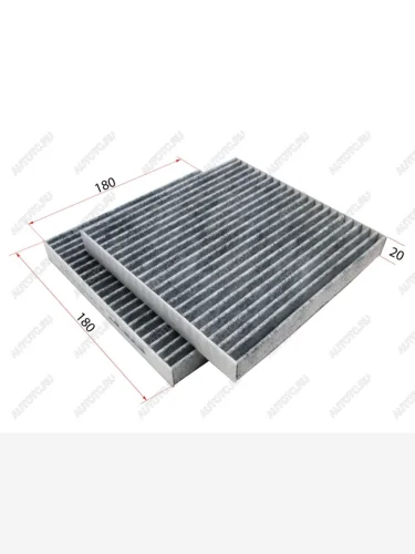 Фильтр салона BMW X3 F25 10-X4 F26 14- угольный комплект SAT ST-64319312318