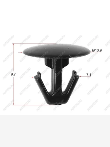 Клипса фиксатор HONDA (1 шт.) SAT ST-KJ-1070