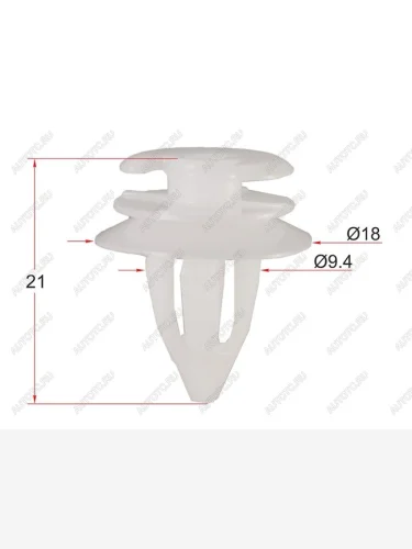 Клипса обшивки двери BMW (1 шт.) SAT ST-KE-131, stke131 SAT ST-KE-131