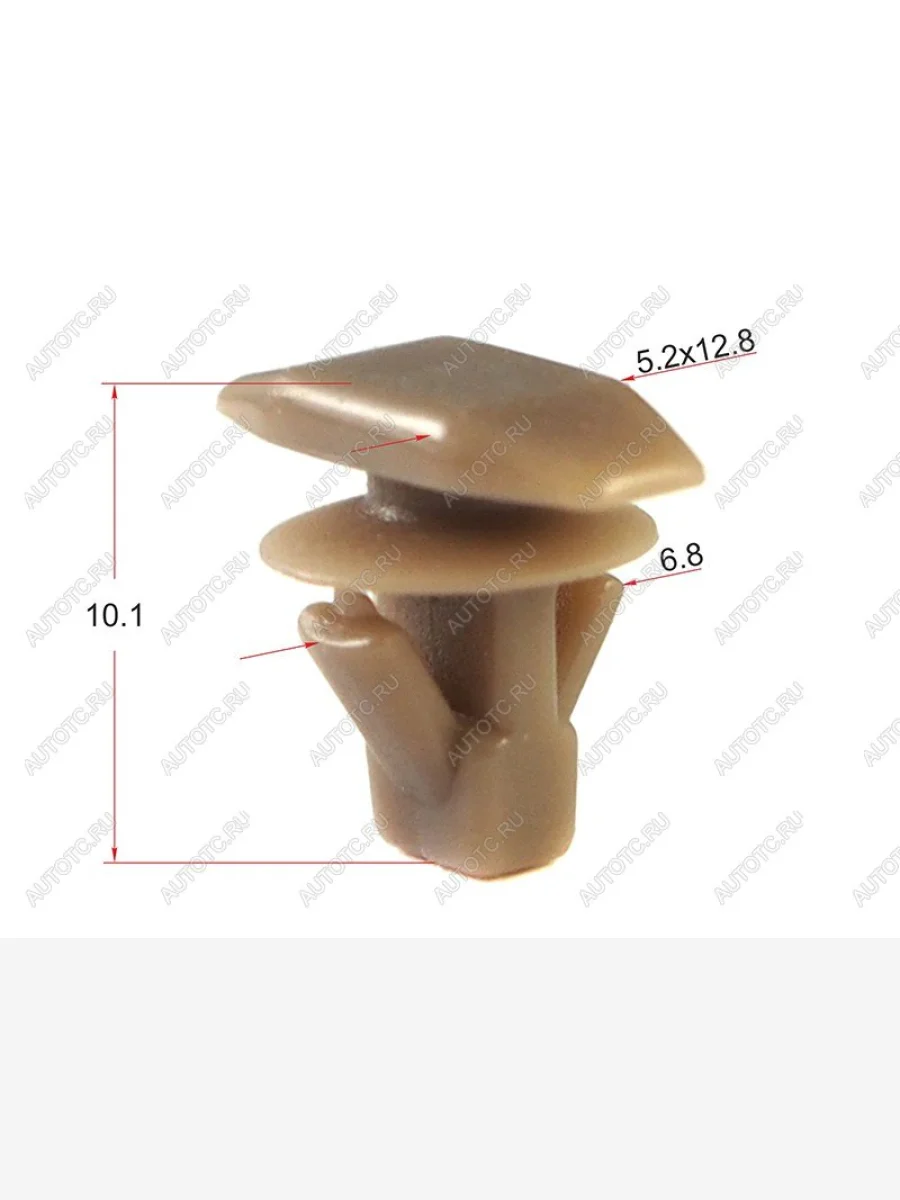 Клипса обшивки капота MITSUBISHI (1 шт.) SAT ST-KJ-849  в Самаре Самарской области