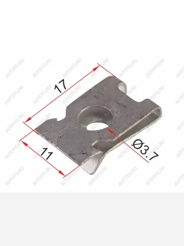 Зажим металлический под саморез HONDA (1 шт.) SAT ST-M12648