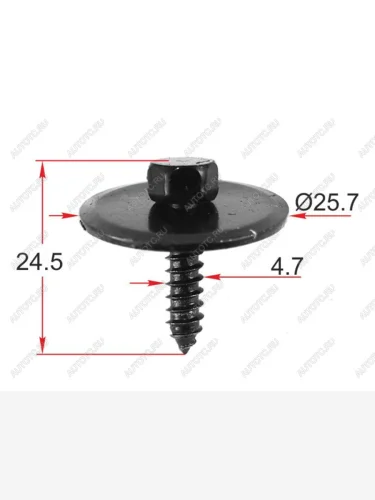 Саморез с шайбой MERCEDES (1 шт.) SAT ST-M12632, stm12632 SAT ST-M12632