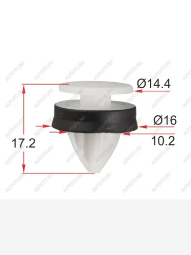 Клипса обшивки двери FORD (1 шт.) SAT ST-M12499