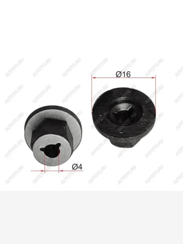 Гайка пластиковая GM (1 шт.) SAT ST-M12459