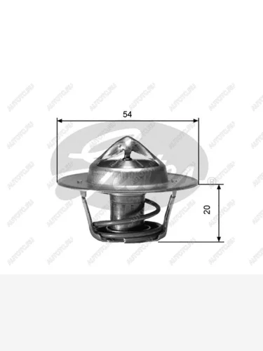 Термостат с прокладкой FORD FIESTAKA 1,3-1,6 -08 GATES TH00191G6