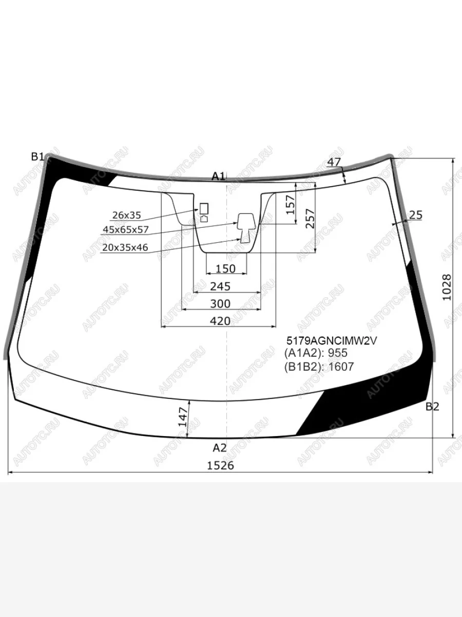 Стекло лобовое (датчик дождя, две камеры, молдинг) FUYAO Mazda CX-5 KE дорестайлинг (2011-2014) (зеленое)  в Перми Пермском крае