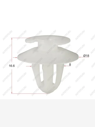 Клипса обшивки MERCEDES (1 шт.) SAT ST-M11147