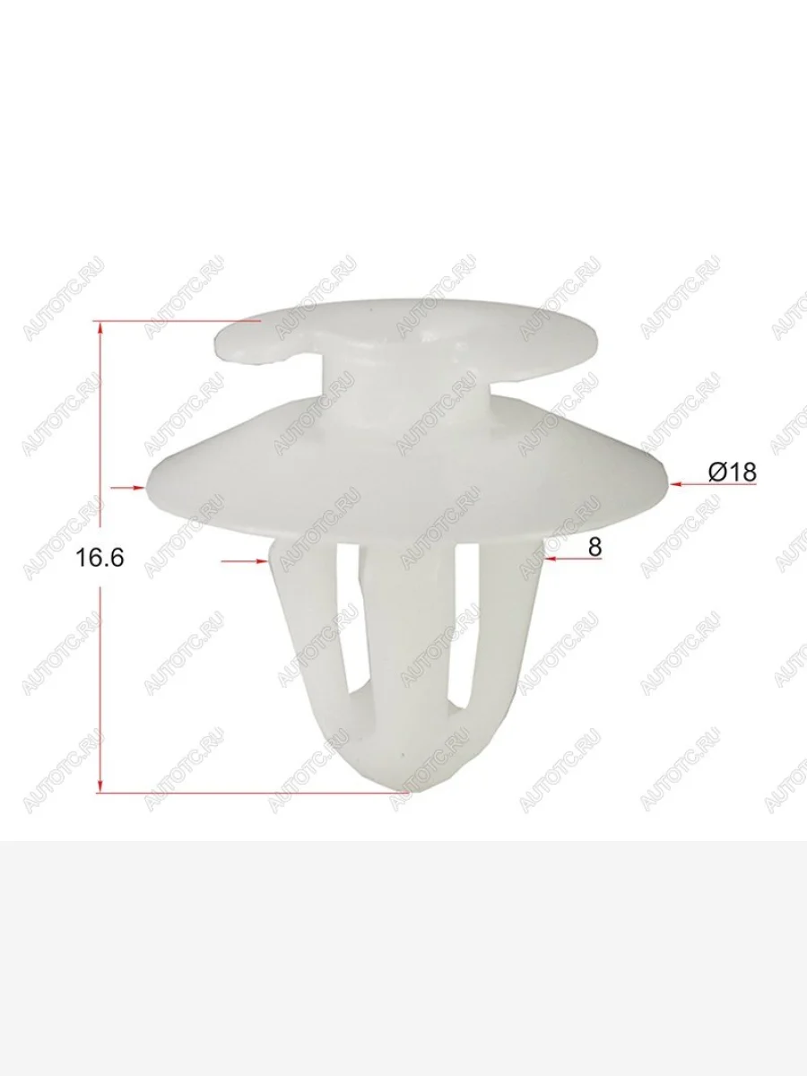 Клипса обшивки MERCEDES (1 шт.) SAT ST-M11147  в Самаре Самарской области