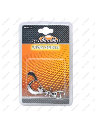 Эмблема 70х80мм хром ГЛАЗА ФИЛИНА АВТОСТОП АВТОСТОП ab-62162c