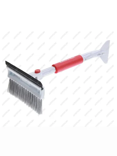 Щетка со скребком 36см бело-красная AUTOSTANDART AUTOSTANDART 109008