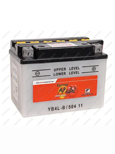 Аккумулятор BANNER Bike Bull 4Ач BANNER 6ст4 bb4l-b 504 011 002