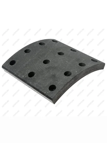Накладка тормозной колодки КАМАЗ-ЕВРО сверленая Wшир.=180мм;Lдуги=187мм;hтолщ.=17.521мм ТИИР ТИИР 6520-3501105