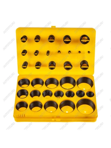 Набор колец уплотнительных дюймовых 407 предметов в кейсе ЭВРИКА ЭВРИКА er-78407