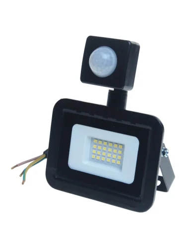 Светильник светодиодный 220V 20W 6500K с датчиком движения черный ЭРА ЭРА lpr-041-2-65k-020