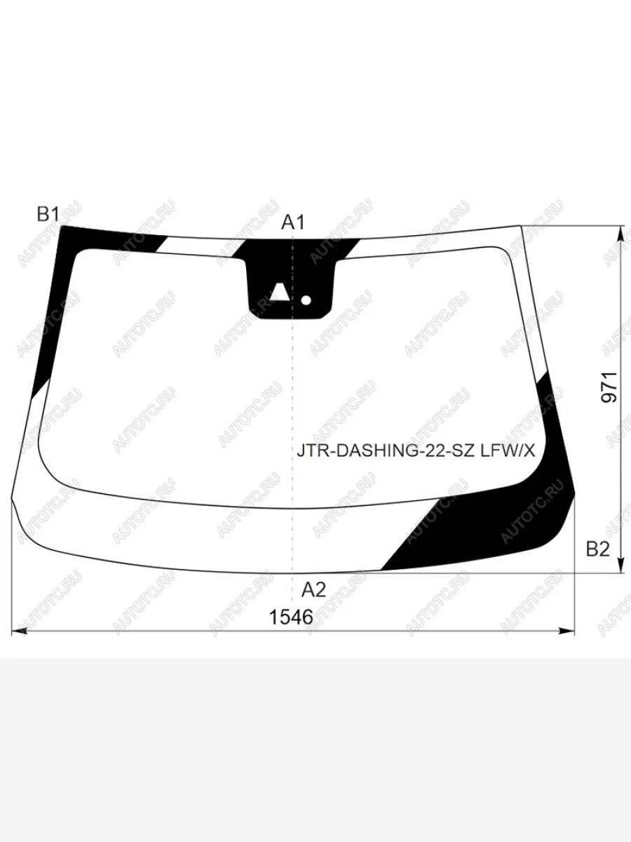 Стекло лобовое (Камера Датчик дождя) Jetour Dashing 22- XYG JTR-DASHING-22-SZ LFW/X  в Воронеже Воронежской области