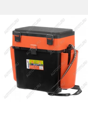 Ящик рыболовный зимний HELIOS FishBox (19л), оранжевый  156315